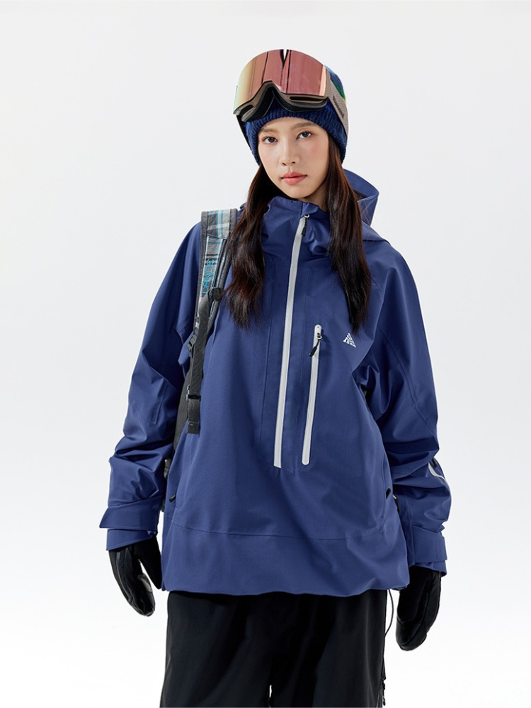 Women's Snowboard Jacket Urban 3L Pullover Ski Jacket - NANEND
