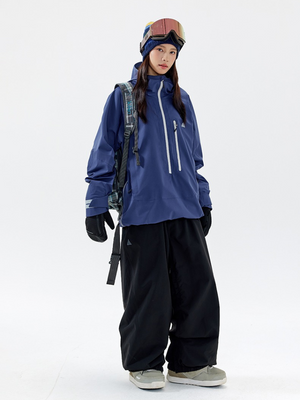Women's Snowboard Jacket Urban 3L Pullover Ski Jacket - NANEND
