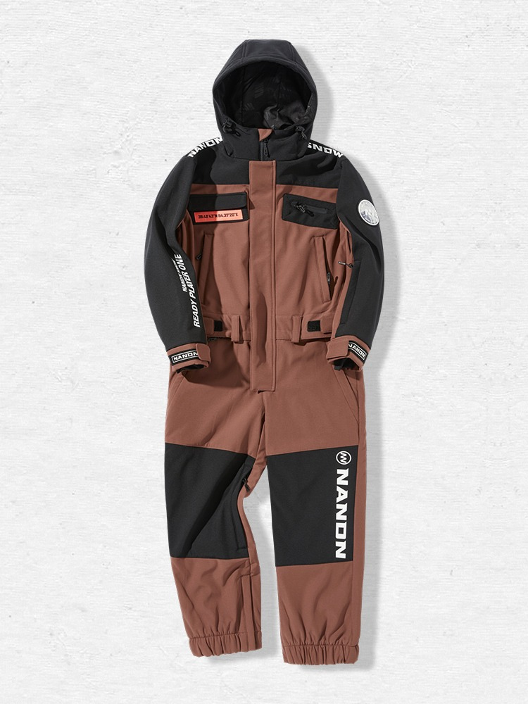 Kid's Snowboard Suits Little Expedition Snow One Piece Snowsuit- NANEND