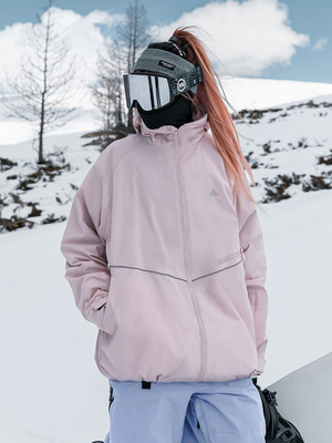Women's Snowboard Suits Sky Pink Purple Ski Suit - NANEND