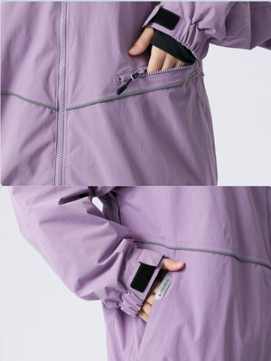 Women's Snowboard Suits Sky Pink Purple Ski Suit - NANEND