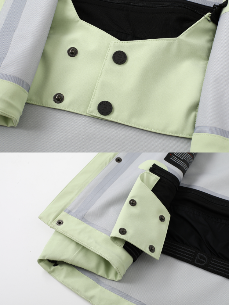 Men's Snowboard Jacket Popping 3L Shell Ski Jacket - Drysnow