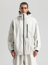 Pánská khaki snowboardová bunda Minimalistická Freeride - Gsou Snow