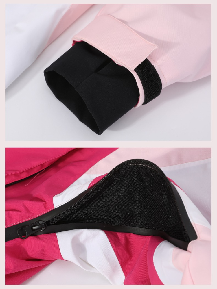 Women's Baggy Jacket & Pants Set Bow-Tie Bunny 3L Snowsuit - Doorek