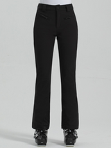 Damskie dopasowane spodnie narciarskie z wysokim stanem - Gsou Snow