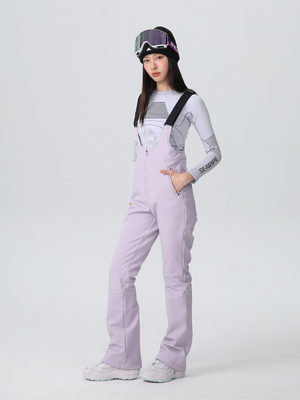 Women's Snowboard Suits Sleek Dynamic Ski Bibs -Searipe