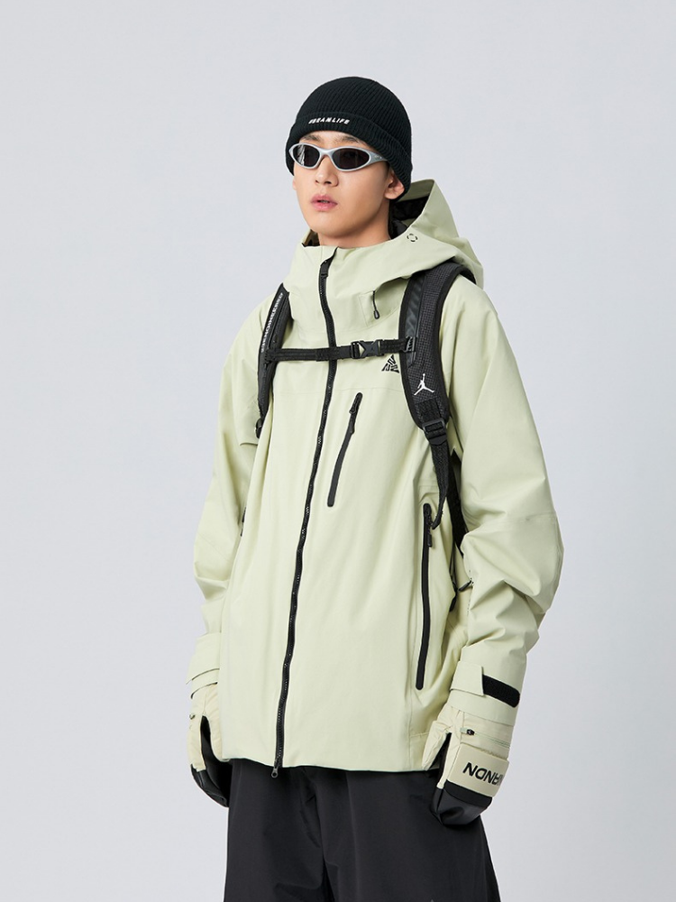 Men's Snow Jackets Summit Edge 3L Ski Jacket - NANEND