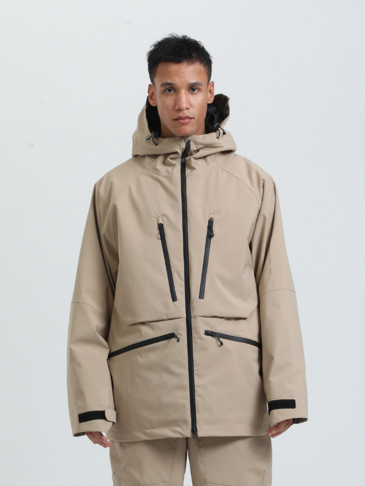 Men's Baggy Snowboard Jacket Rider Cargo Snow Jacket - Gsou Snow