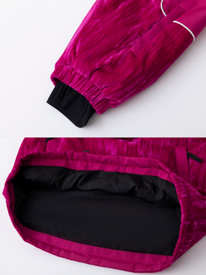 Women's Snowboard Suits 3L Velvet Baggy Snow Suit - RenChill