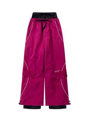 Women's Snowboard Suits 3L Velvet Baggy Snow Suit - RenChill