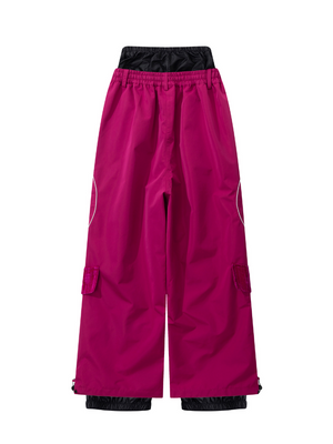 Women's Snowboard Suits 3L Velvet Baggy Snow Suit - RenChill