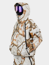 Pánská snowboardová bunda GlideFlow Jungle Shell Unisex Baggy Ski Jacket - Doorek
