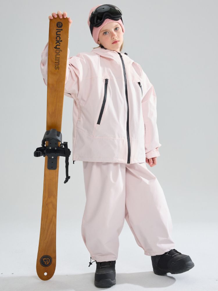 Kids Snoboard Pants & Bibs 3M Thinsulate Adjustable Suspenders Snow Pants - Doorek