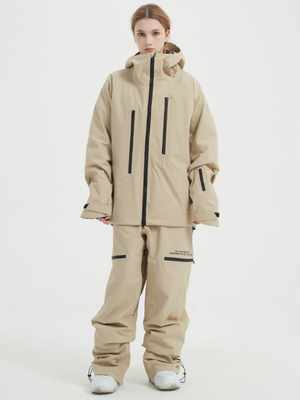 Women's Snowboard Jacket 3L Powline Fleece Snow Jacket - Doorek