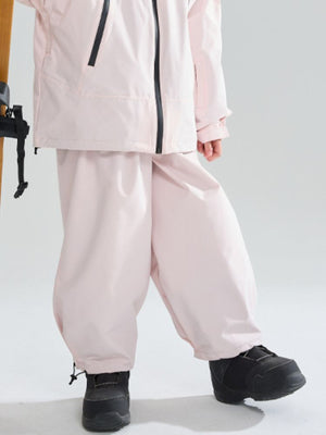 Kids Snoboard Pants & Bibs 3M Thinsulate Adjustable Suspenders Snow Pants - Doorek