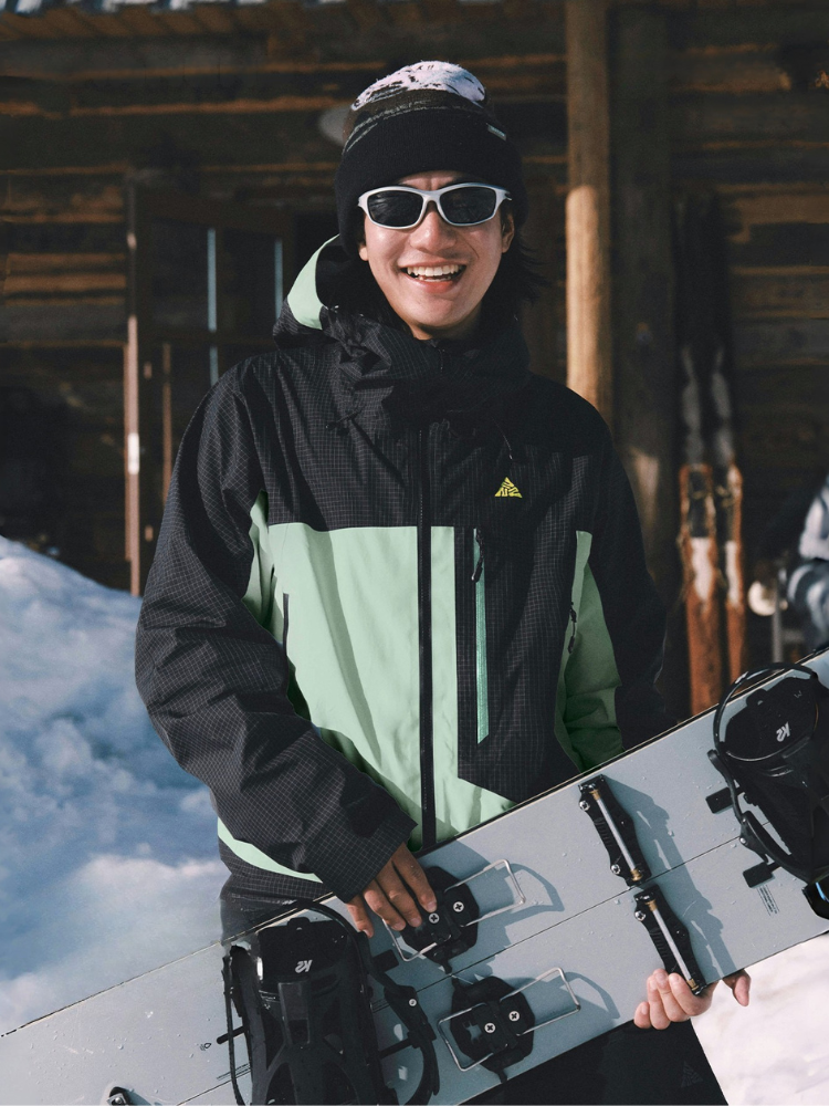 Męska Kurtka Snowboardowa Grid 3L z RECCO® i Ociepleniem - NANEND