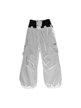 Damskie spodnie narciarskie CleanF typu cargo z marszczeniami - POMT