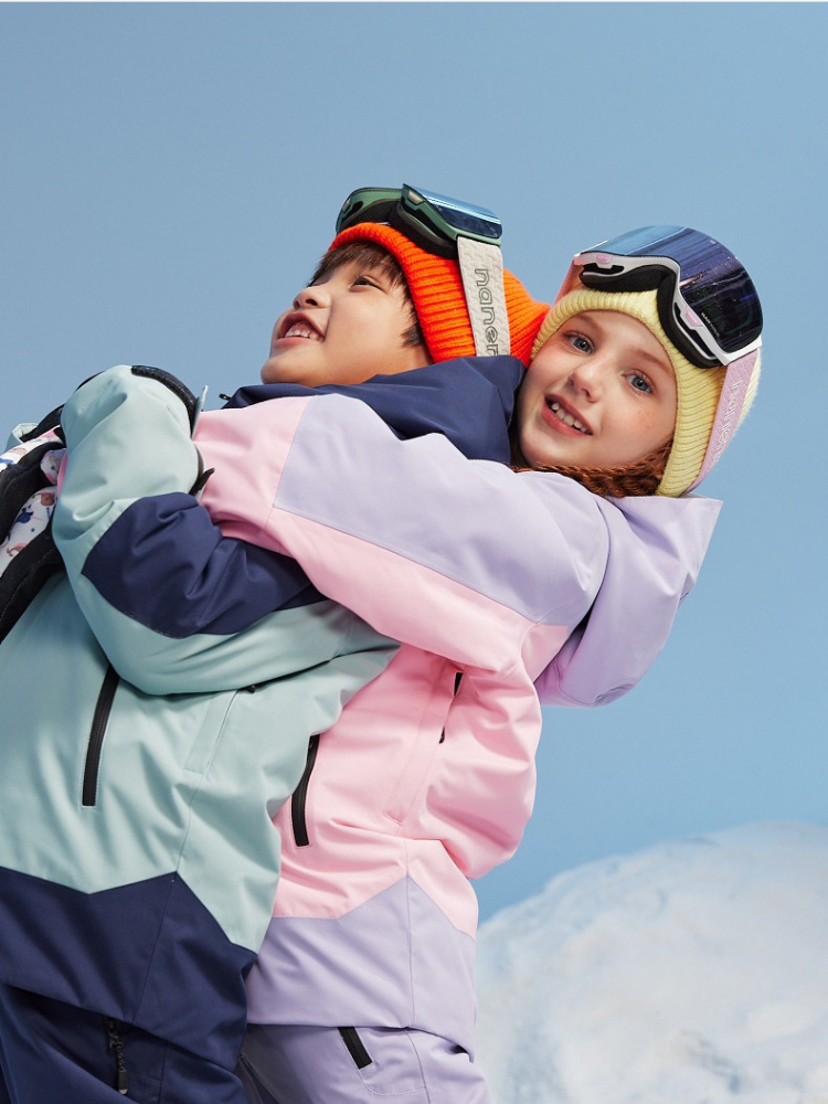 Kid's Snow Jacket Sail Adventure Ski Jacket-NANEND