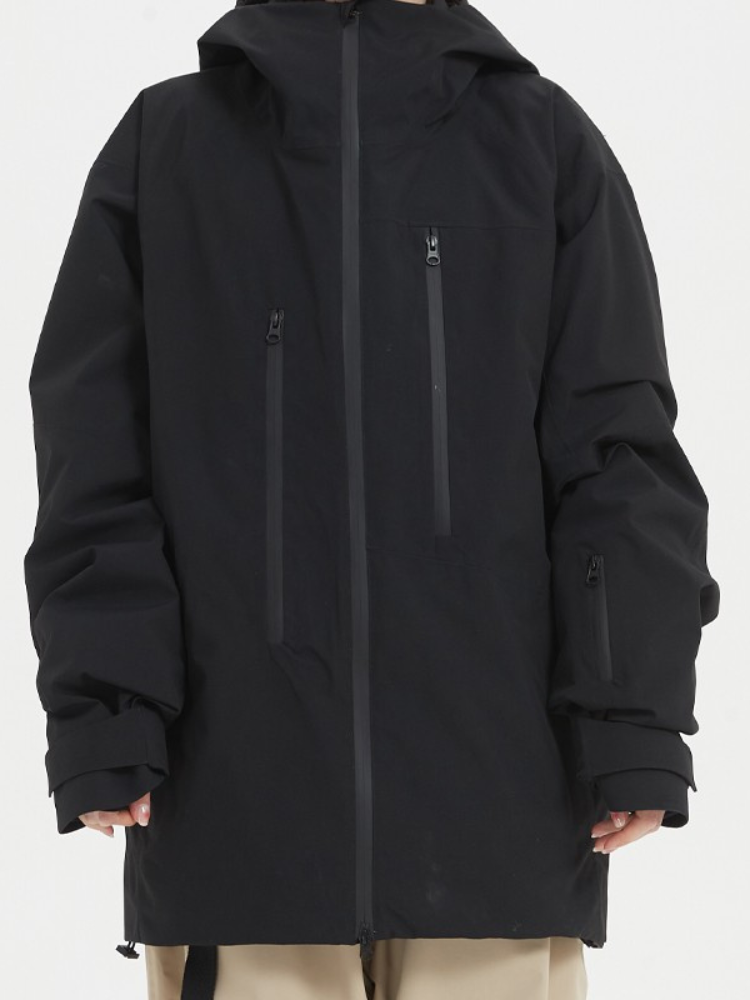 Women's Snowboard Jacket 3L Powline Fleece Snow Jacket - Doorek