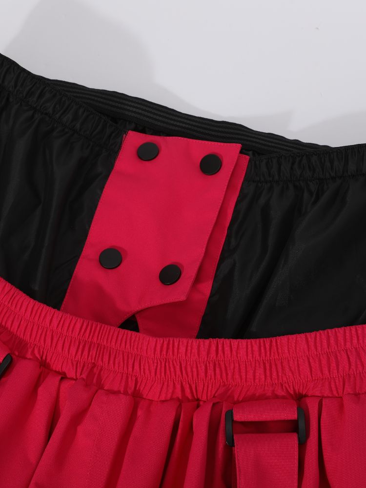 Women's Suspender Baggy Snow Pants -Doorek