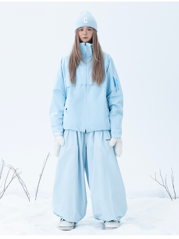 Unisex Snowboard Pant Parachute Baggy Ski Pants – Molocoster