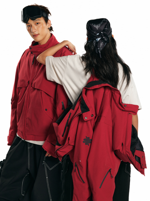 Unisex Ski Jacket Urban Oversized Snow Jacket - LITAN