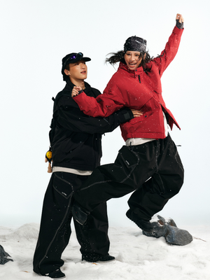 Unisex Ski Jacket Urban Oversized Snow Jacket - LITAN