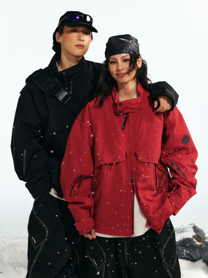 Unisex Ski Jacket Urban Oversized Snow Jacket - LITAN