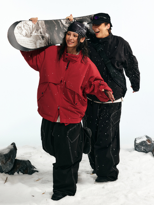 Unisex Ski Jacket Urban Oversized Snow Jacket - LITAN