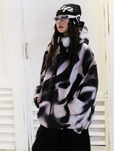 Unisex Kurtka Narciarska 3L Holographic Oversize - Hellystudio