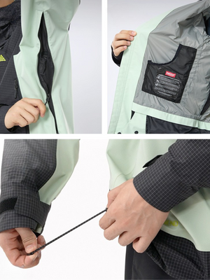 Men's Snowboard Jacket Grid 3L RECCO® Insulated Snow Jacket - NANEND