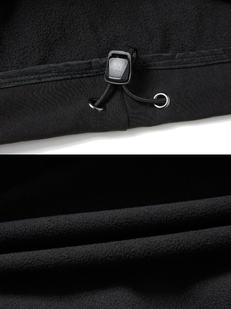 Women's Snow Hoodie Half-Zip Fleece Snow Pullover - LITAN