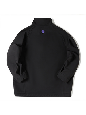 Women's Snow Hoodie Half-Zip Fleece Snow Pullover - LITAN