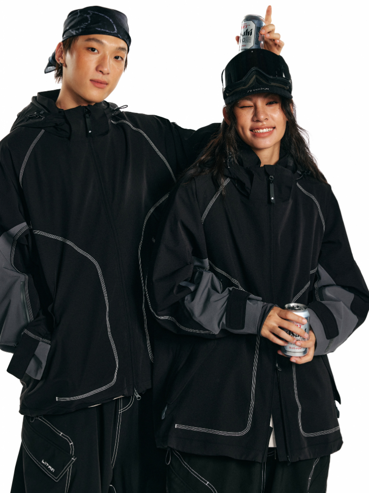 Unisex Kurtka Snowboardowa Teflon Freeride Shell - LITAN