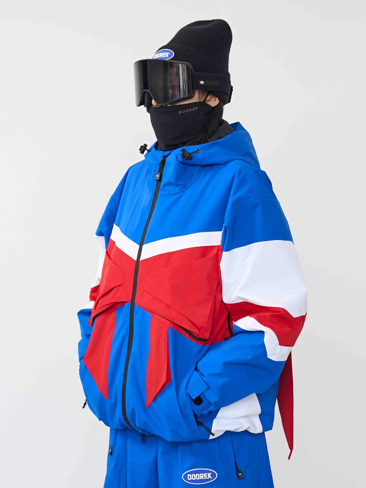 Women's  Ski Jacket Bow-Tie Bunny 3L Snow Jacket - Doorek