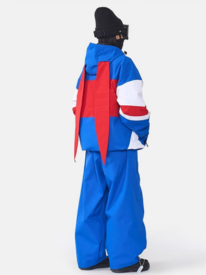 Women's Baggy Jacket & Pants Set Bow-Tie Bunny 3L Snowsuit - Doorek