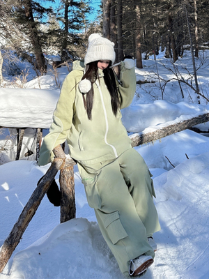 Women's Snowboard Pant Mint Green Insulated Ski Pants - RenChill