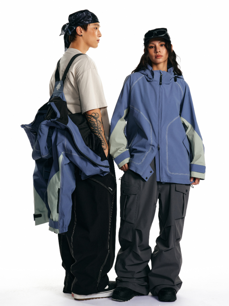 Unisex Snowboard Jacket Teflon Freeride Ski Shell - LITAN