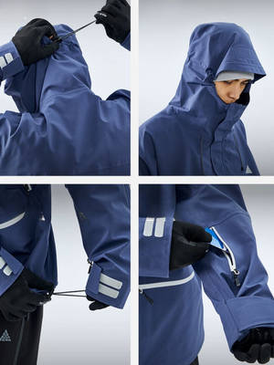 Men's Snowboard Jacket 3L Alpine Insulated Ski Jacket - NANEND