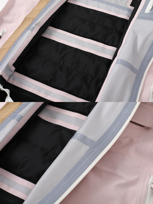 Unisex Snowboard Jacket Pink Patchwork 3L Ski Jacket - Drysnow