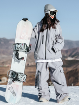 Unisex Snowboard Jacket Stylish 3L Waterproof Ski Jacket - RenChill