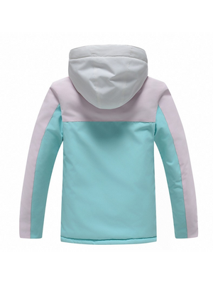 Kids Snow Jacket Bold Colorblock Ski Jacket - ARCTIC QUEEN
