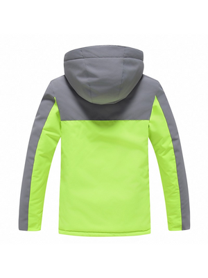 Kids Snow Jacket Bold Colorblock Ski Jacket - ARCTIC QUEEN