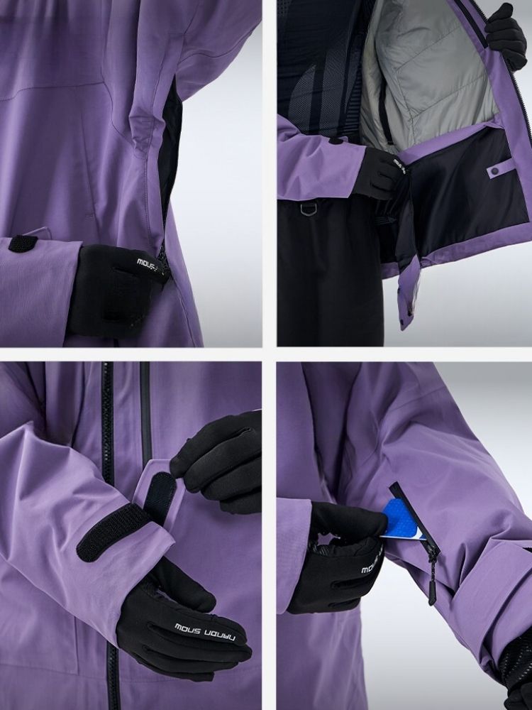 Women's Snowboard Jacket 3L Chill Insulated Jacket - NANEND