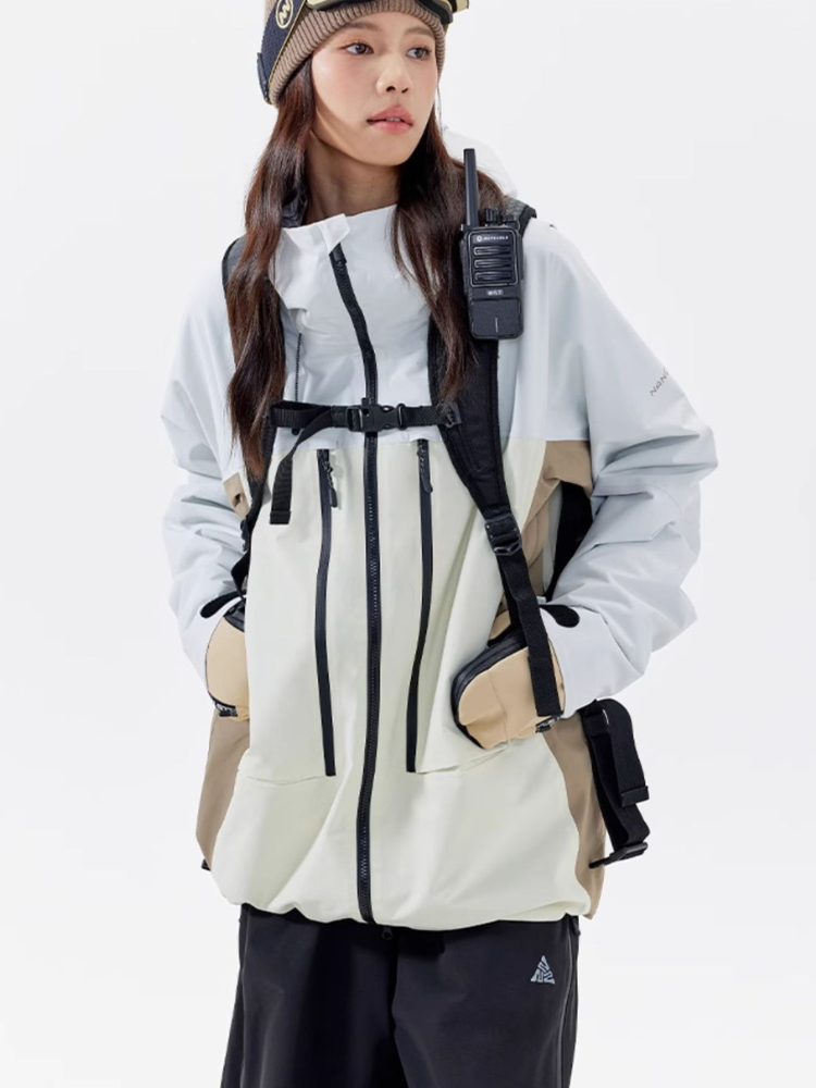 Damska kurtka snowboardowa 3L Backcountry z ociepleniem - NANEND