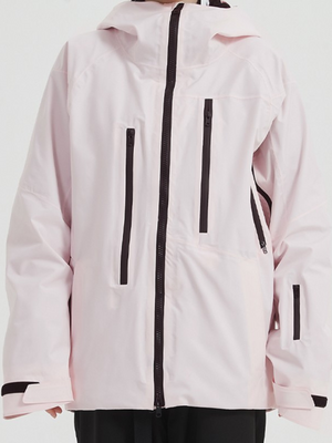 Women's Snowboard Jacket 3L Powline Fleece Snow Jacket - Doorek
