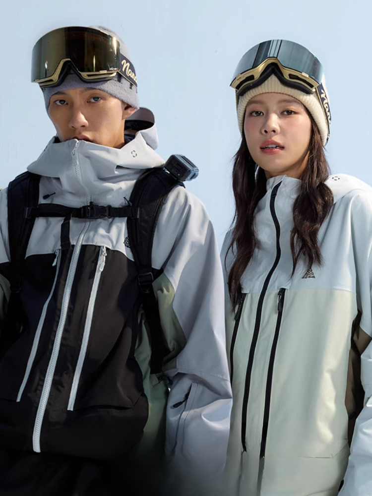 Men's Snowboard Jacket 3L Backcountry Insulated Jacket - NANEND