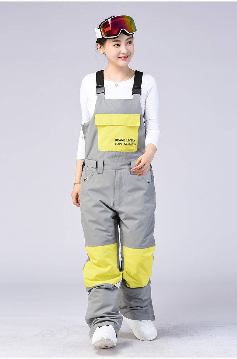 Women's  Rover Outdoor Snowboard Bibs - ARCTIC QUEEN