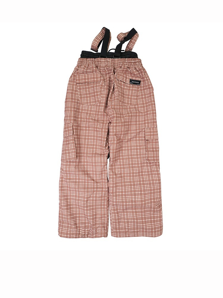 Unisex Snowboard Pant Checkered Snow Pants - Molocoster