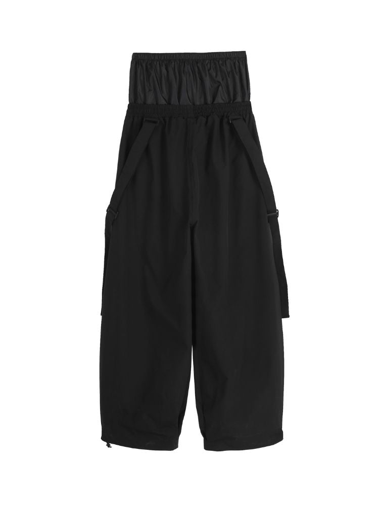 Women's Suspender Baggy Snow Pants -Doorek